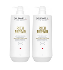 Goldwell - Rich Repair - Shampoo 1000ml & Conditioner 1000ml