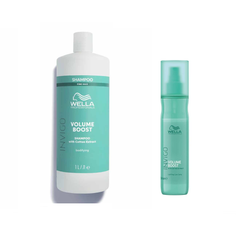 Wella - Volume Boost - Shampoo 1000ml & Uplifting Spray
