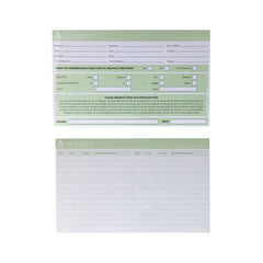 Agenda Sunbed Record Cards