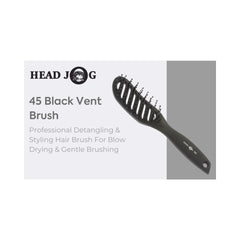 Head Jog 45 Vent Brush Black