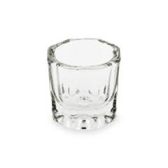 Pure Nails - Accessories - Glass Dappen Dish Hexagonal Clear