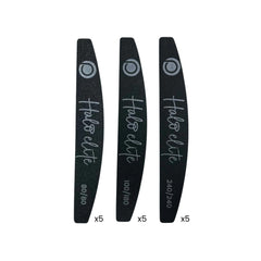 Halo Elite Nail Files - Mixed Black 15pk