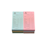 Agenda Hairdressers Check Pads Assorted Numbered