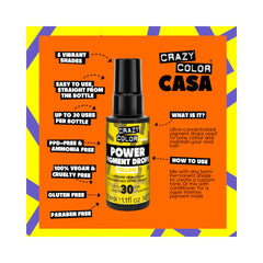 Crazy Color - Pure Pigment Drops - Yellow