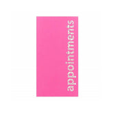 Agenda Appointment Book 3Asst Pink
