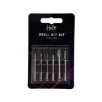HALO E-FILE PRO Pedicure Drill Bit Kit - 6 Professional Nail Drill Bits for Pedicure Treatments