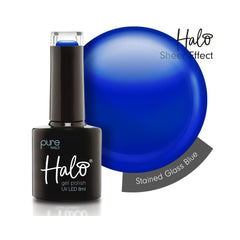 Halo Gel Polish Stained Glass Blue 8ml - Sheer Jelly Gel Polish