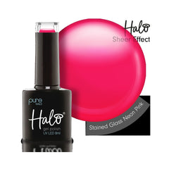 HALO GEL POLISH - Stained Glass - Neon Pink