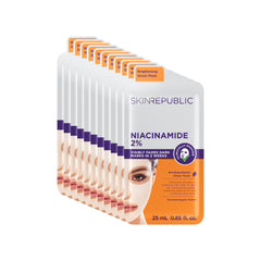 SKIN REPUBLIC - FACE SHEET MASK - Niacinamide 2% - Brightening - 10 Pack