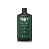 VINES VINTAGE - BARBER RANGE - 3-in-1 Shampoo, Conditioner & Body Wash