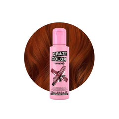 Crazy Color True Copper Nourishing Semi Permanent Hair Dye - Vibrant Shades 100ml