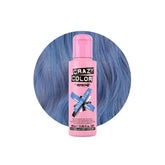 Crazy Color Baby Blue Nourishing Semi Permanent Hair Dye - Vibrant Shades 100ml