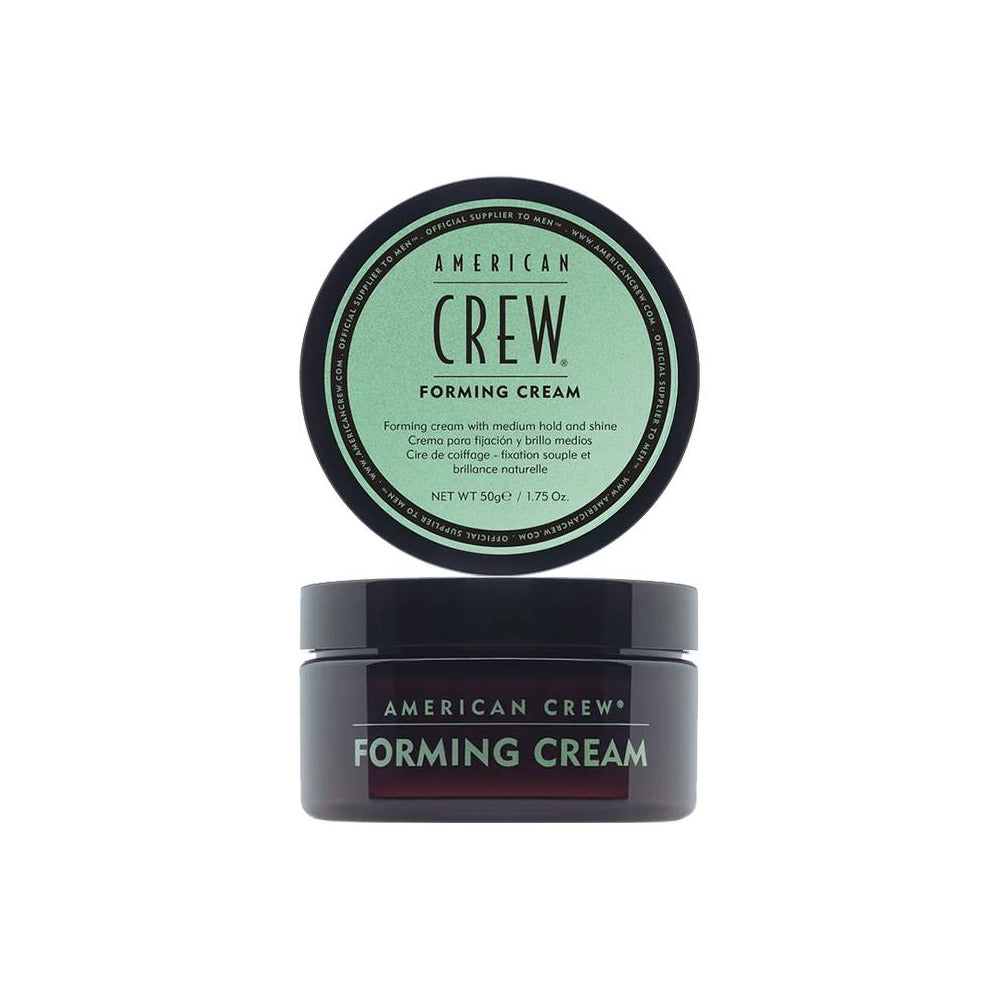 American Crew forming cream pot on a white background.
