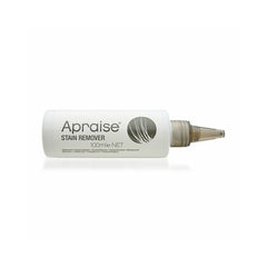 Apraise stain remover on its side on a white background.