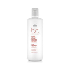 A 1000ml bottle of Repair Rescue shampoo on a white background.