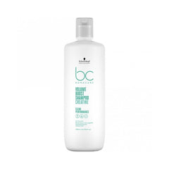 A 1000ml bottle of Volume Boost Shampoo on a white background.