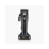 Lo-ProFX clipper on the charging base on a white background.