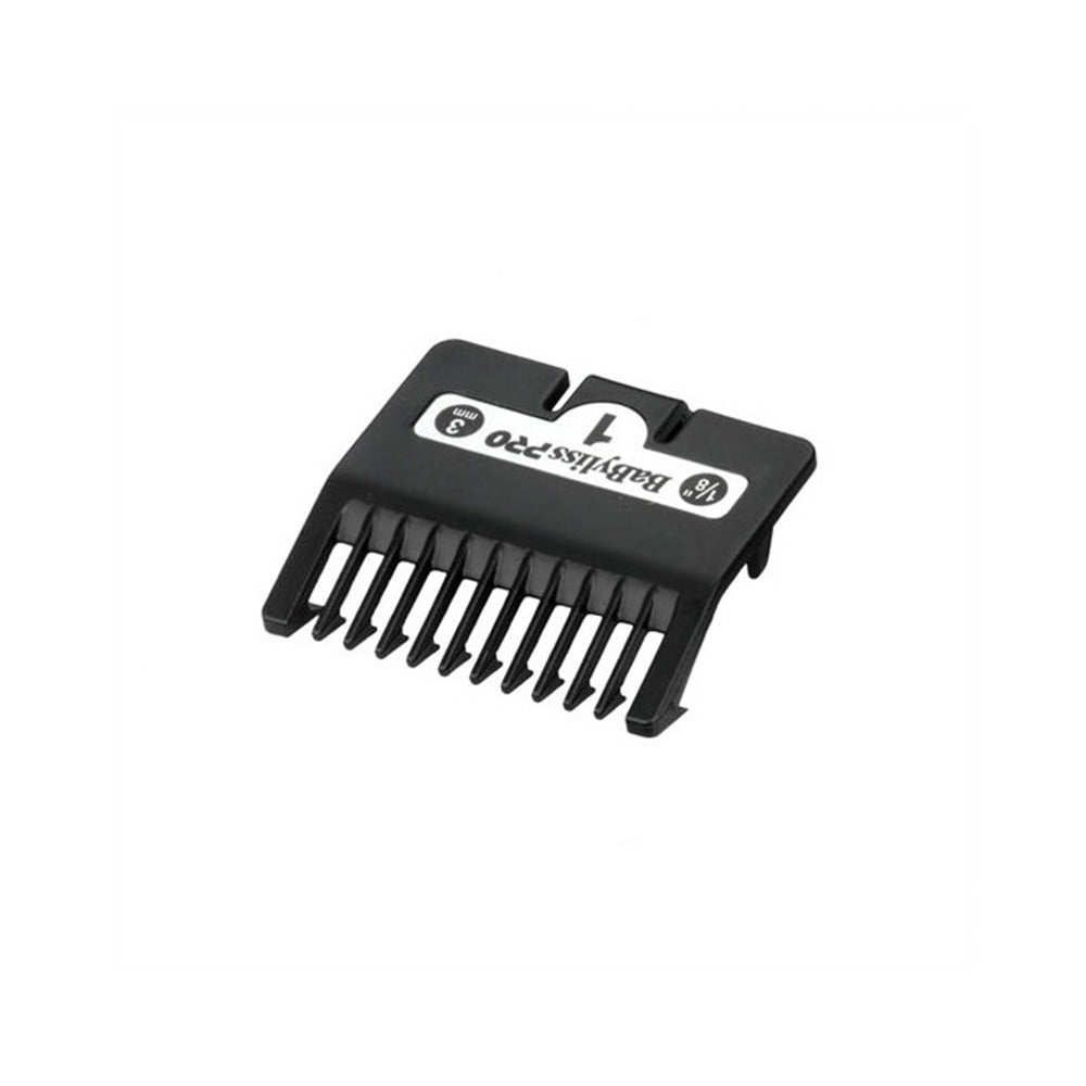 A black clipper comb guide accessory for the BaByliss Pro Cordless Super Motor Clipper.
