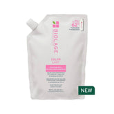 A 500ml refill pouch of Colorlast Condtioner on a white background.