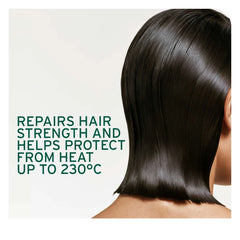 Strength Recovery Spray poster explaining it protects up to 230 degree heat.