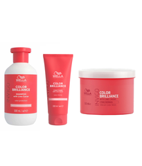Wella - Color Brilliance - FINE Shampoo 250ml & FINE Conditioner 200ml & FINE Mask 500ml