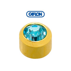 Caflon G/P Birthstone Studs March