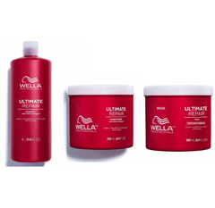 Wella - Ultimate Repair - Shampoo 1000ml & Conditioner 500ml & Mask 500ml