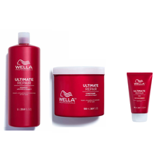 Wella - Ultimate Repair - Shampoo 1000ml & Conditioner 500ml & Mask 75ml