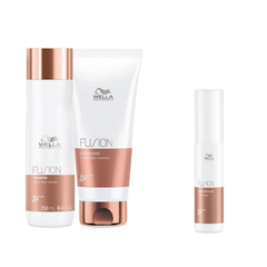 Wella - Fusion - Shampoo 250ml & Conditioner 200ml & Amino Refiller 70ml