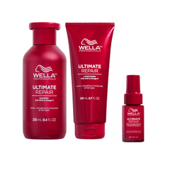 Wella - Ultimate Repair - Shampoo 250ml & Conditioner 200ml & Hair Rescue 30ml