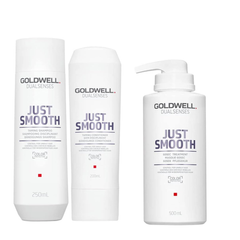 Goldwell - Just Smooth - Shampoo 250ml & Conditioner 200ml & Treatment 500ml