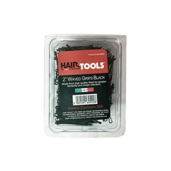 Hair Tools Waved Kirby Grips 2" Black 500pk