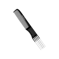 Head Jog 204 Metal Pin Comb Black