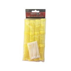 Head Jog Brush Rollers Yellow 22mm