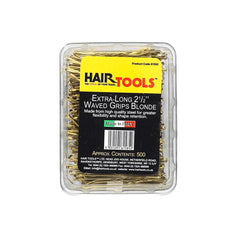 Hair Tools Waved Kirby Grips 2.5" Blonde 500pk
