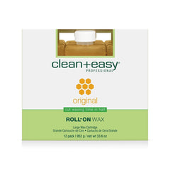 Clean+Easy Roll-On Wax Refill - Large Original 12pk