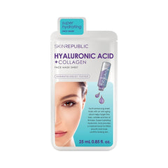 Skin Republic Hyaluronic Acid + Collagen Face Mask Sheet