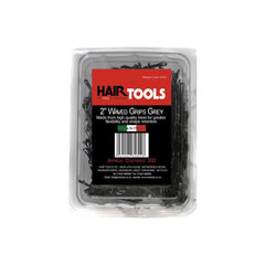 Hair Tools Waved Kirby Grips 2" Grey 500pk