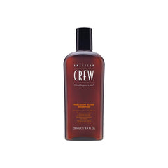 A bottle of American Crew Precision Blend Shampoo, 250ml.
