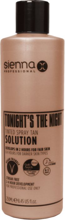Sienna X - Solution Litre - Tonight's The Night Tinted Spray Tan Solution