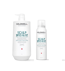 Goldwell - Scalp Specialist - Deep Cleansing Shampoo 1000ml & Anti Hair Loss Spray