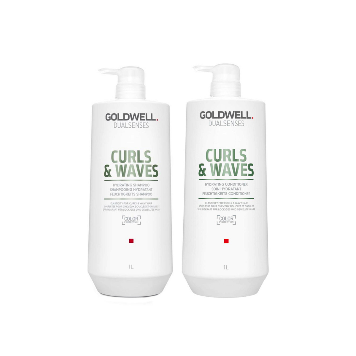 Goldwell - Curls & Waves - Shampoo 1000ml & Conditioner 1000ml