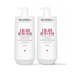 Goldwell - Color Extra Rich - Shampoo 1000ml & Conditioner 1000ml