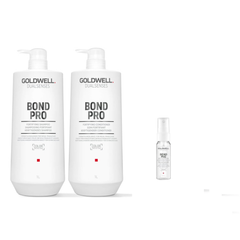 Goldwell - Bond Pro - Shampoo 1000ml & Conditioner 1000ml & Structure Spray 30ml