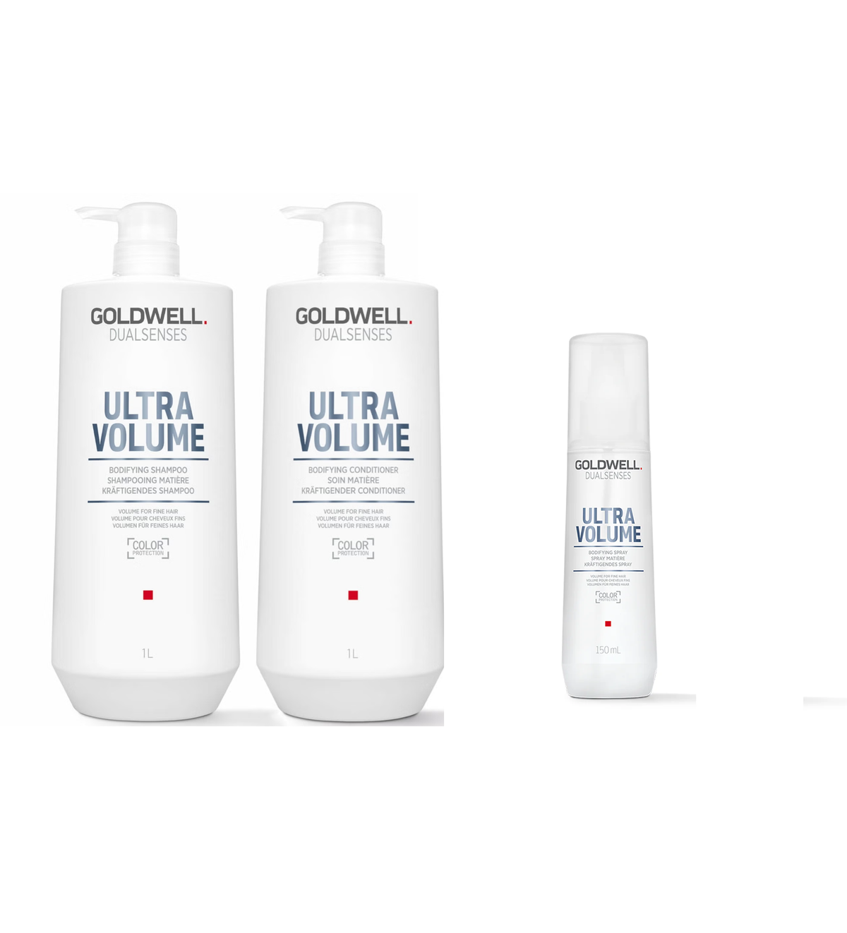 Goldwell - Ultra Volume - Shampoo 1000ml & Conditioner 1000ml & Bodifying Spray