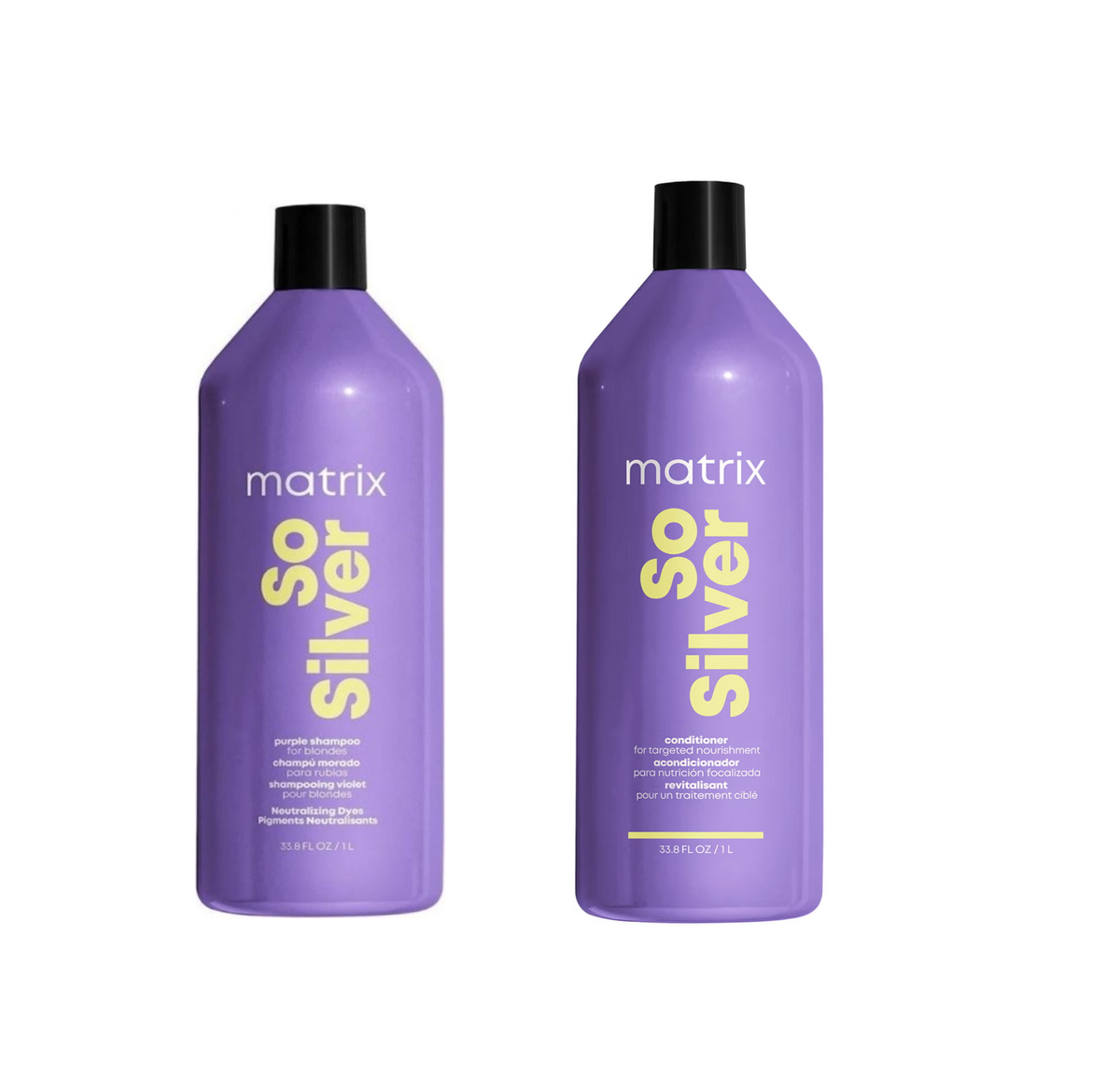 Total Results - So Silver - Shampoo 1000ml & Conditioner 1000ml