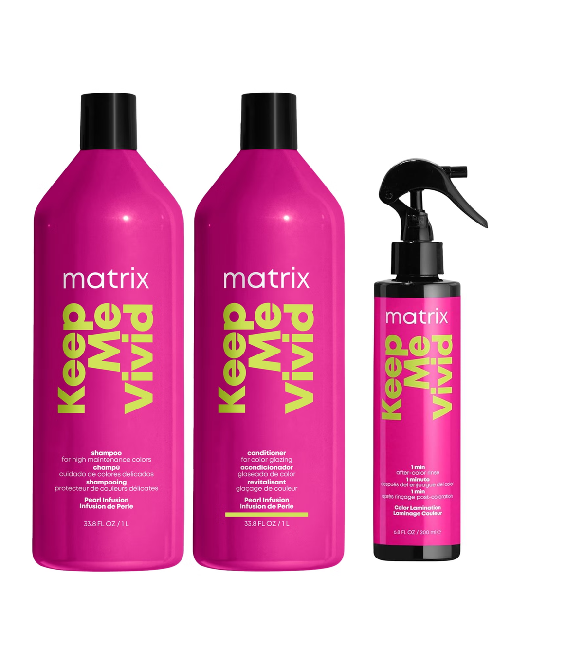 Total Results - Keep Me Vivid - Shampoo 1000ml & Conditioner 1000ml & Color Lamination