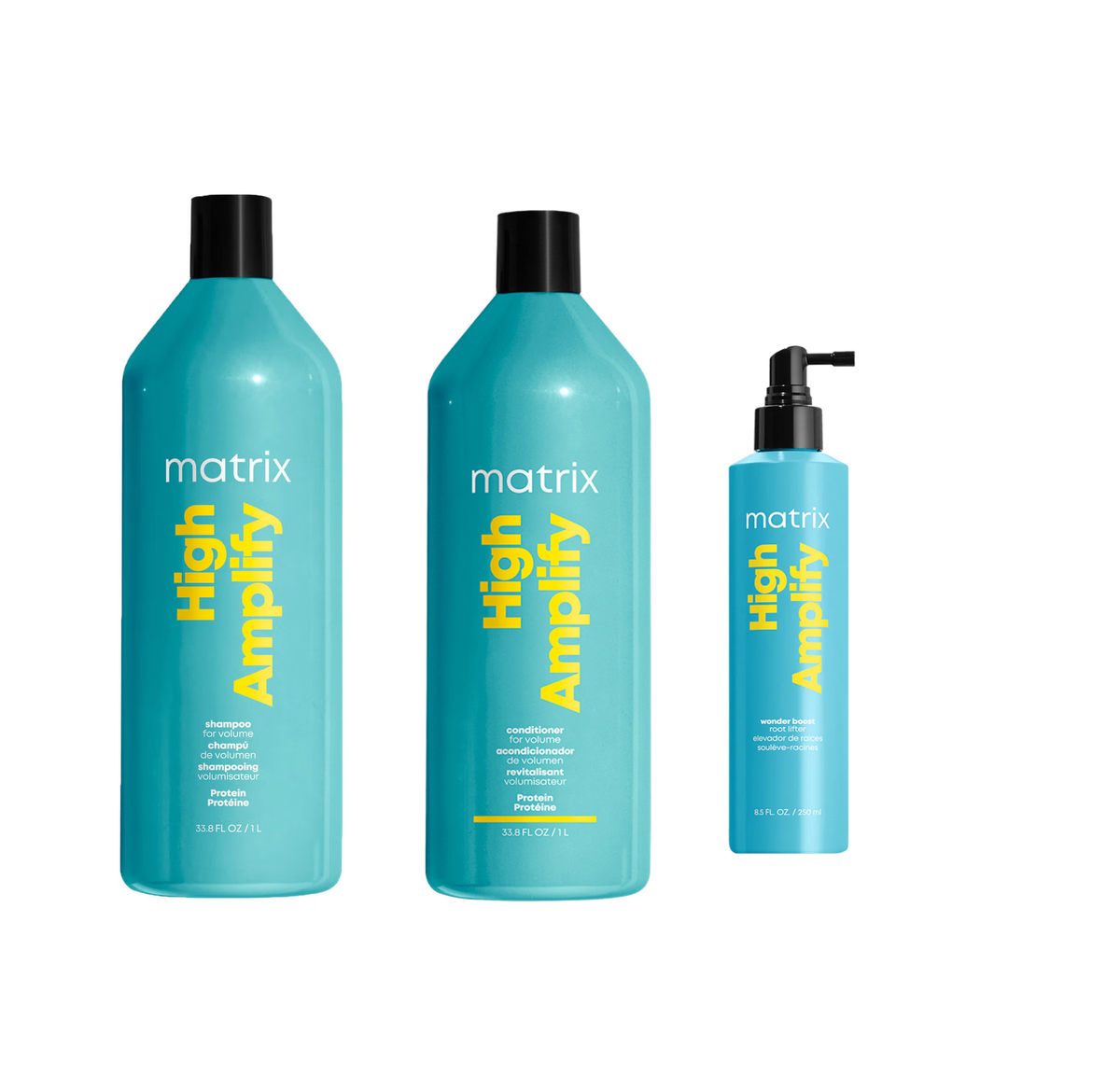 Total Results - High Amplify Shampoo 1000ml & Conditioner 1000ml & Wonder Boost