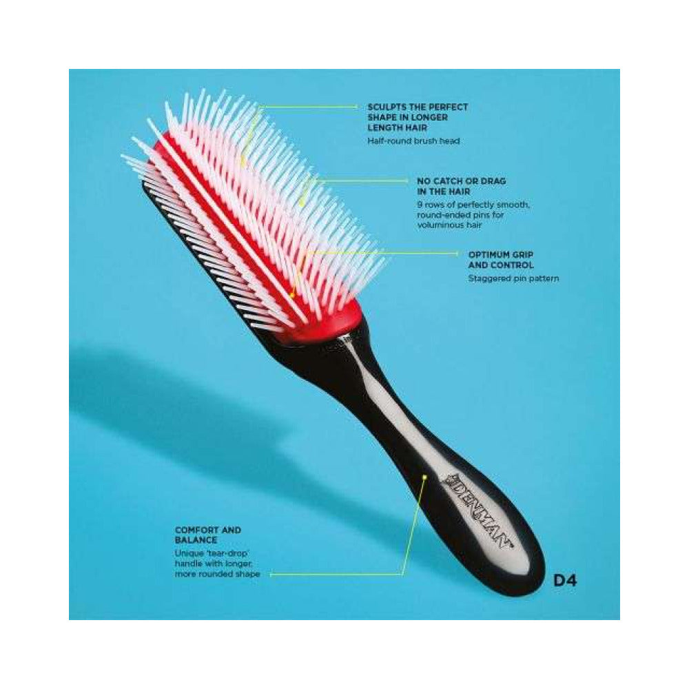 Denman D4 Original Styler 9 Row Brush