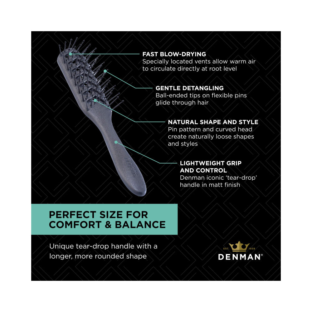 Denman D200 Black Skeleton Vent Brush